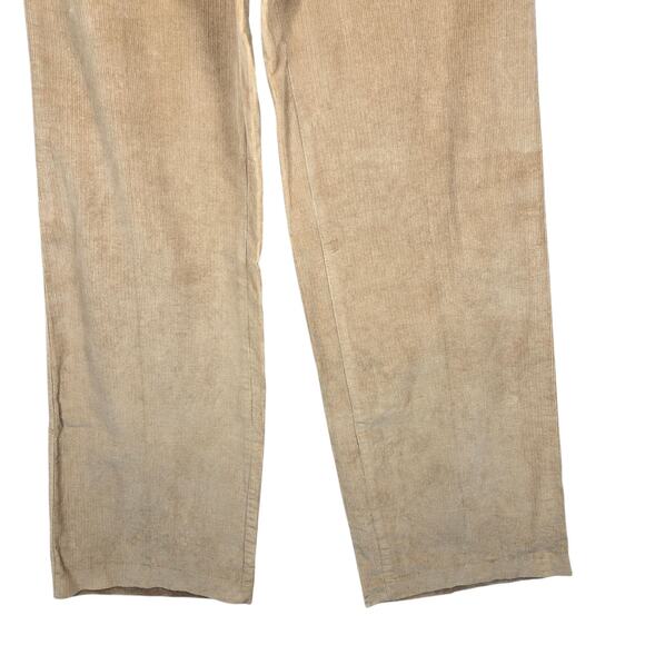 VTG 70s Montgomery Ward Men 28x33 Corduroy Pants Tan Straight Leg Workwear USA - Picture 4 of 9
